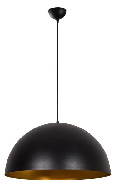 Černé závěsné svítidlo s kovovým stínidlem ø 60 cm Coppa – Opviq lights