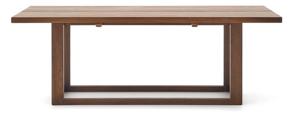 Jídelní stůl z teakového dřeva v přírodní barvě 100x220 cm Sashi – Kave Home
