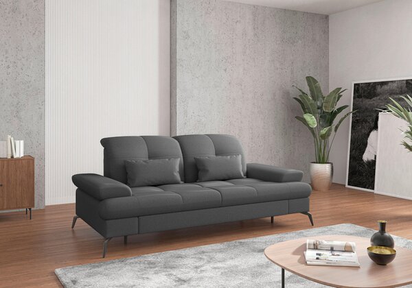 2,5SEDÁK, textil, tmavě šedá Sit & More - Pohovky, Online Only
