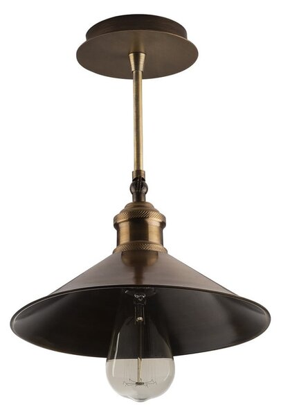 Stropní svítidlo v bronzové barvě s kovovým stínidlem ø 24 cm Berceste – Opviq lights