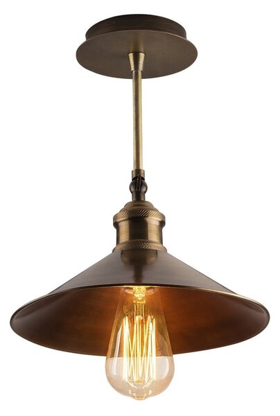 Stropní svítidlo v bronzové barvě s kovovým stínidlem ø 24 cm Berceste – Opviq lights