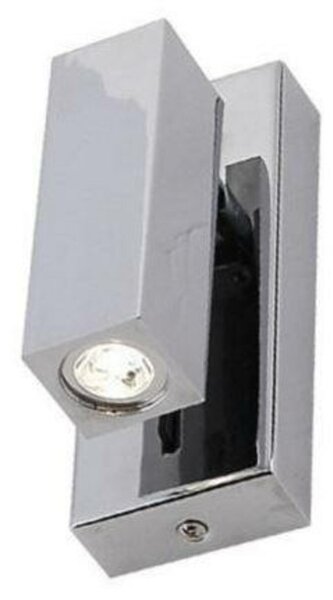 LED Nástěnné svítidlo AZzardo Angus chrome AZ2445 3W 250lm 3000K IP20 100-240V chromové