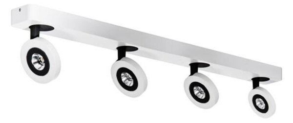 LED Nástěnné/stropní přisazené svítidlo AZzardo Enzo 4PR AZ0672 4x5W 920lm 3000K IP20 75cm bílo-černé