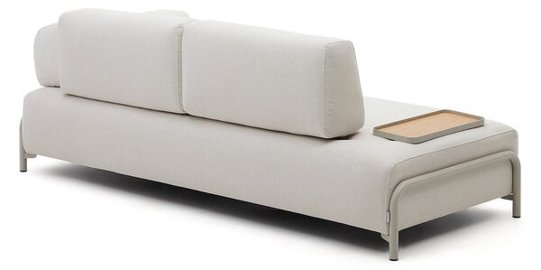 Béžová žinylková modulární pohovka 232 cm Compo – Kave Home