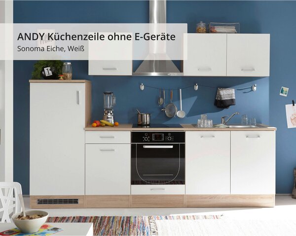 KUCHYŇSKÝ BLOK BEZ SPOTŘEBIČŮ 270 cm MID.YOU - Online Only kuchyňské linky, Online Only