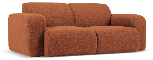 Hnědá pohovka z textilie bouclé 170 cm Molino – Micadoni Home