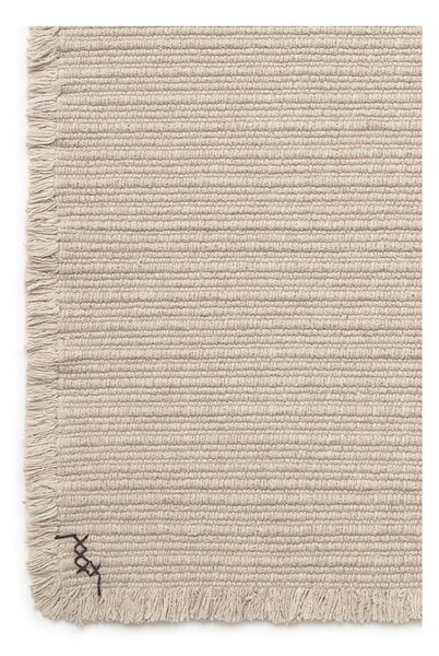 Krémový ručně tkaný bavlněný koberec 200x300 cm Handloom – Lorena Canals