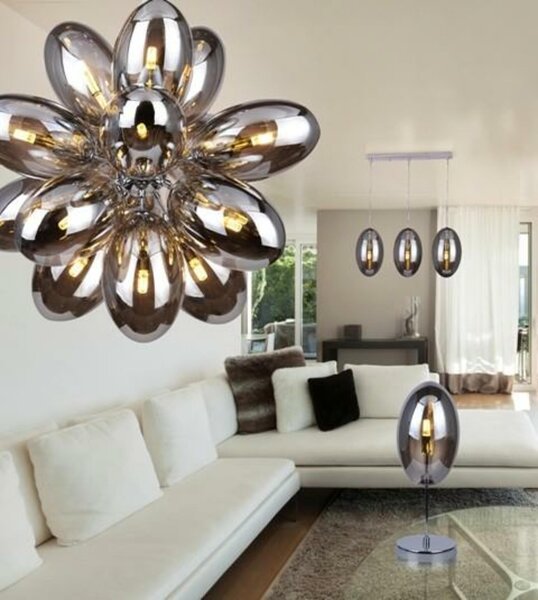Stolní lampa AZzardo Diana table AZ2151 G9 1x40W IP20 16cm chromová