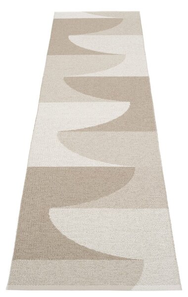 Béžový vnitřní a venkovní běhoun 70x270 cm Hill Dark Linen – Pappelina