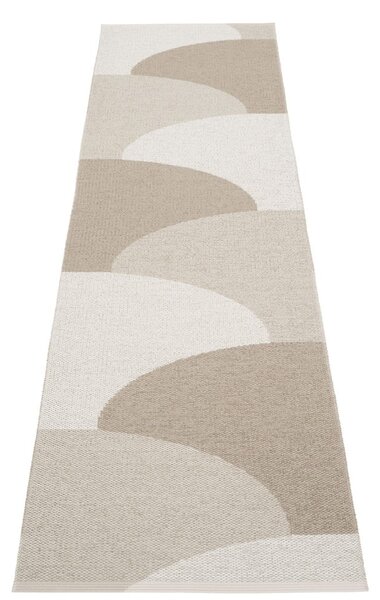Béžový vnitřní a venkovní běhoun 70x270 cm Hill Dark Linen – Pappelina