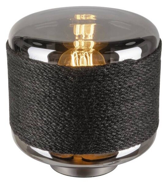 BIG WHITE SLV PANTILO ROPE 19 stolní svítidlo, E27, válcové, 1 x max. 15 W, stříbrná 1010209