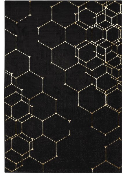 Breno Kusový koberec MARMARIS 405/black, Černá, Vícebarevné, 160 x 230 cm