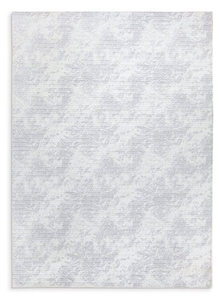 Koberec Print1, 120x160 cm, stříbrný