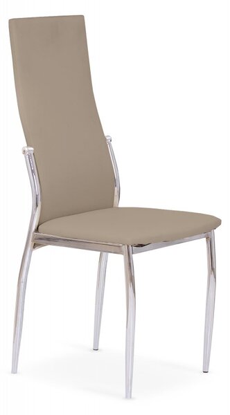 Jídelní židle K3 eko kůže / chrom Halmar Cappuccino