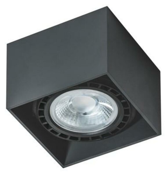 Stropní přisazené bodové svítidlo AZzardo Eco Alex black AZ1834 GU10+ADAP111/ES111 1x40W/1x50W IP20 12cm 230V černé