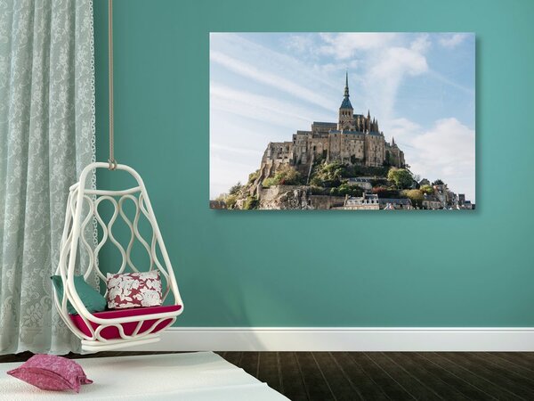 Obraz opatství Mont-Saint-Michel