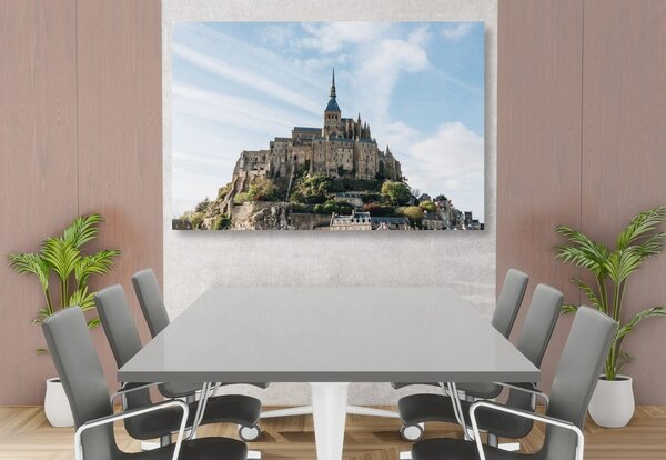 Obraz opatství Mont-Saint-Michel