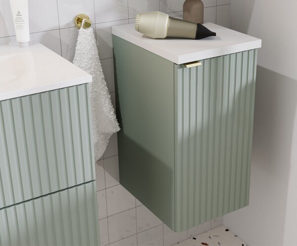 Koupelnová skříňka pod desku LINE REED GREEN 30 cm