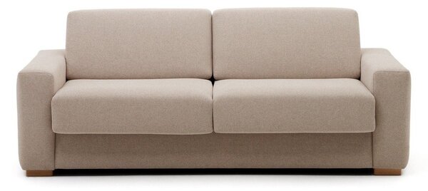 Béžová rozkládací pohovka 224 cm Anley – Kave Home