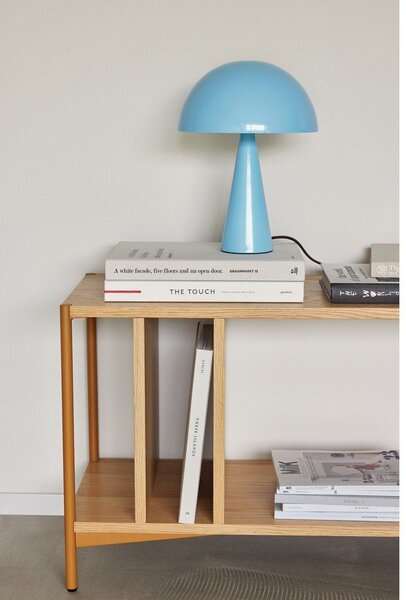 Světle modrá stolní lampa (výška 33 cm) Mush – Hübsch
