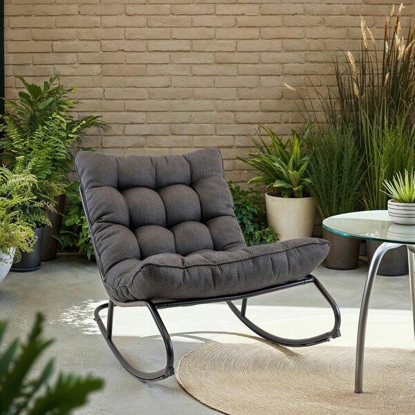 ZAHRADNÍ HOUPACÍ KŘESLO kov, textil Ambia Garden - Online Only zahradní nábytek, Online Only