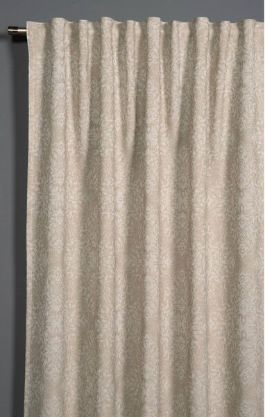 Béžový zatemňovací/termo závěs z žakáru 140x245 cm Ornament – Sehlbach