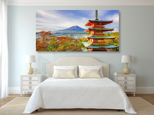 Obraz výhled na Chureito Pagoda a horu Fuji