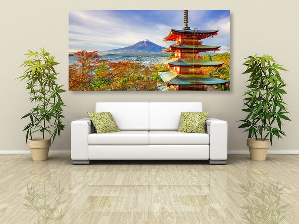 Obraz výhled na Chureito Pagoda a horu Fuji