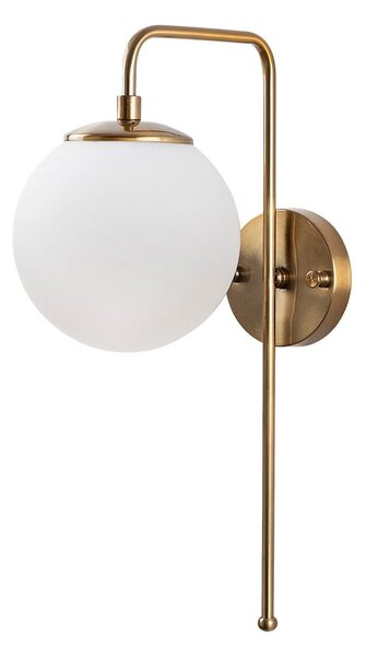 Bílé/v mosazné barvě nástěnné svítidlo Viran – Opviq lights
