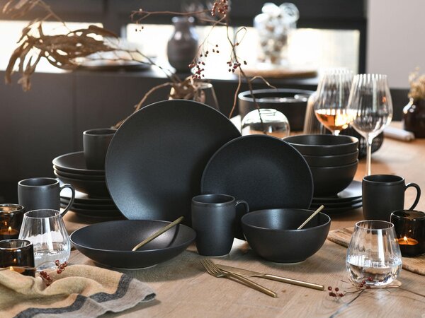 KOMBINOVANÁ SOUPRAVA, 20dílné, kamenina Creatable - Online Only nádobí, Online Only