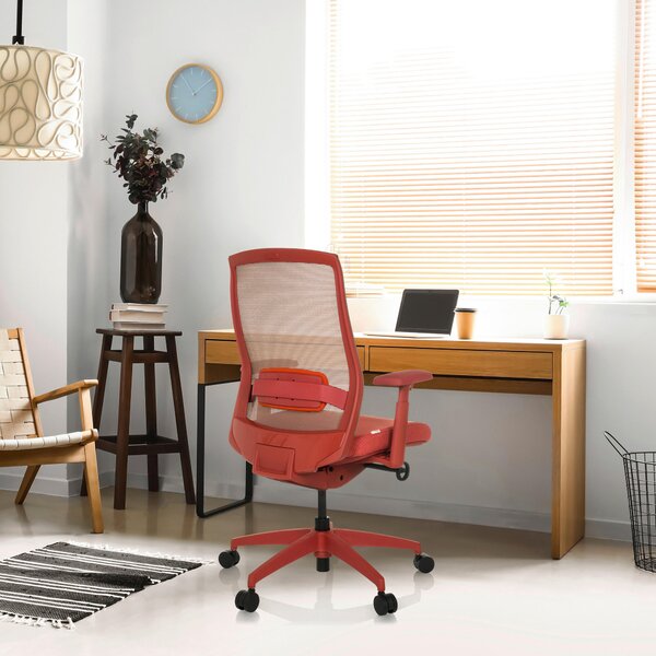 OTOČNÁ ŽIDLE, síťovina, červená MID.YOU - Online Only kancelářské židle, Online Only