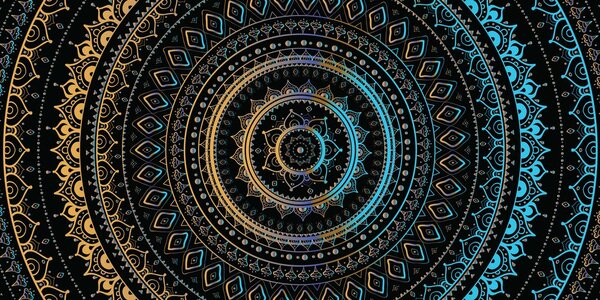 Obraz Mandala se vzorem slunce