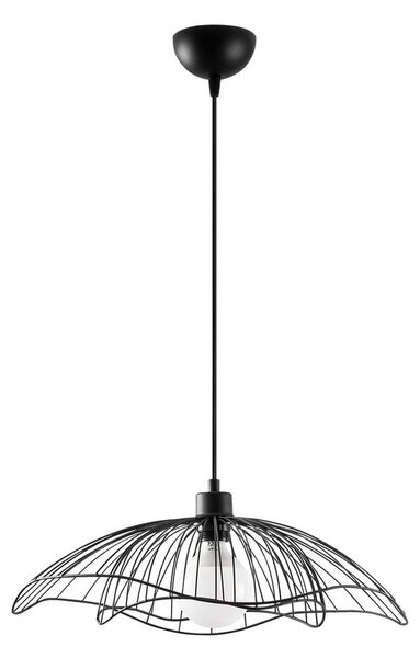 Černé závěsné svítidlo s kovovým stínidlem ø 50 cm Farac – Opviq lights