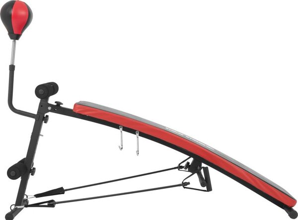 Gorilla Sports Lavička s boxovací hruškou, 145 x 61 x 100 cm