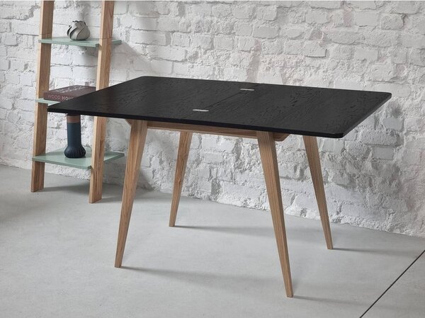 Rozkládací jídelní stůl s deskou v dekoru jasanového dřeva 65x90 cm Envelope – Ragaba