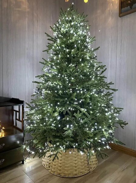 Vánoční LED světelný mikro řetěz, studená bílá, 20m, 600 LED, se záblesky