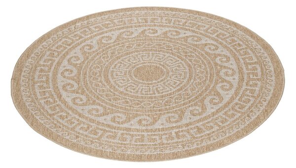 Béžový kulatý venkovní koberec ø 80 cm Comilla – Ayyildiz Carpets