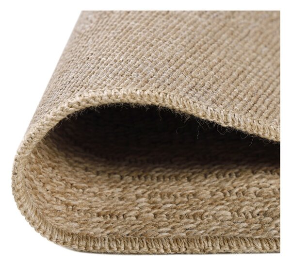 Černo-béžový kulatý venkovní koberec ø 120 cm Comilla – Ayyildiz Carpets