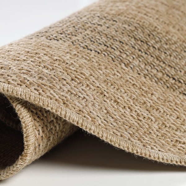 Černo-béžový kulatý venkovní koberec ø 120 cm Comilla – Ayyildiz Carpets
