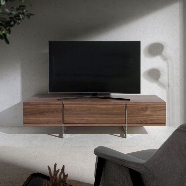 Ořechový TV stolek Angel Cerdá No. 3045, 180 x 56 cm