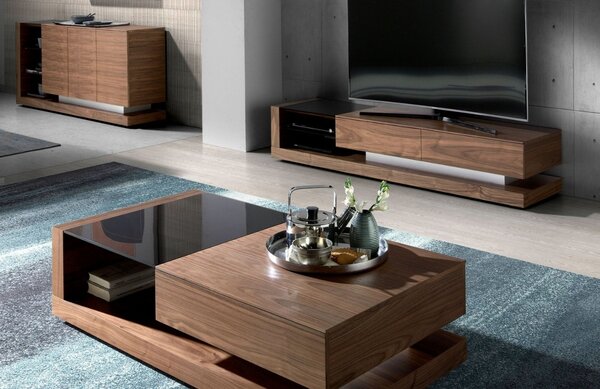 -25 % Dny MOMENTI– Ořechový TV stolek Angel Cerdá No. 3139, 180 x 56 cm