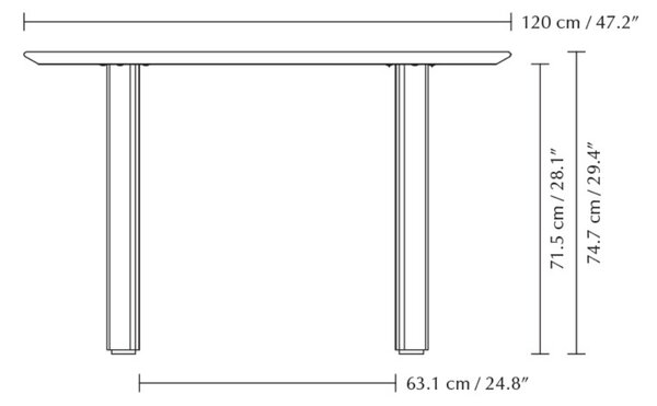 Umage Dubový jídelní stůl Comfort Circle 120 cm