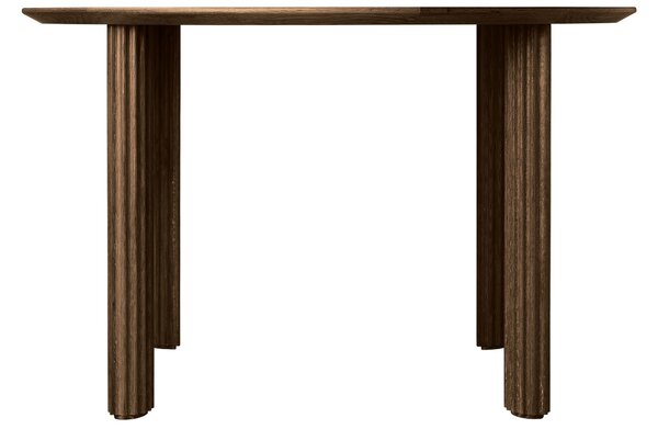 Umage Tmavý dubový jídelní stůl Comfort Circle 120 cm