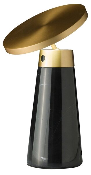 -25 % Dny MOMENTI– Černo-zlatá stolní LED lampa Angel Cerdá No. 8028