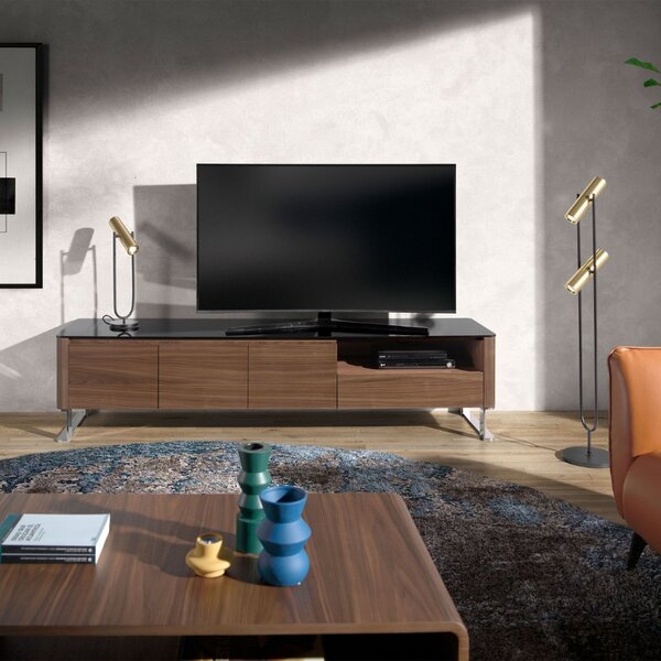 Ořechový TV stolek Angel Cerdá No. 3047, 200x 45 cm