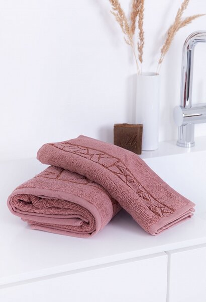Ručník Sophia Rose Pink Starorůžová tmavá 100% bavlna 30/50