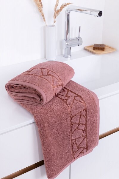 Ručník Sophia Rose Pink Starorůžová tmavá 100% bavlna 30/50