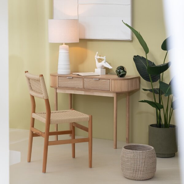 -25 % Dny MOMENTI– Bílá keramická stolní lampa J-line Elya