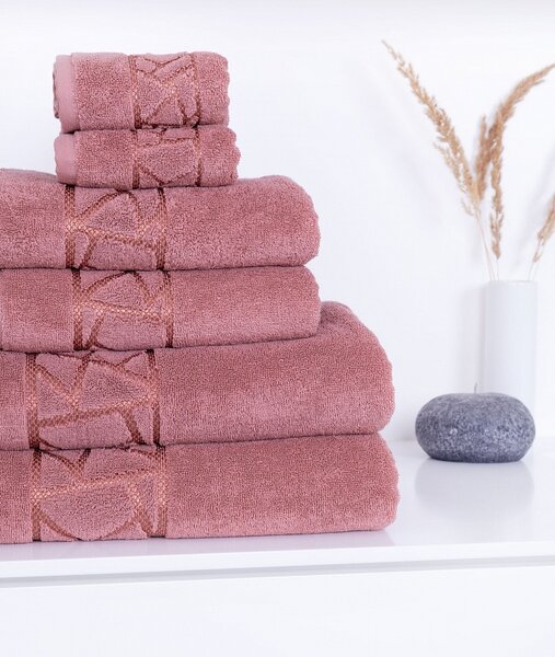 Ručník Sophia Rose Pink Starorůžová tmavá 100% bavlna 30/50