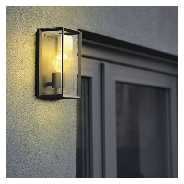 EMOS LED zahradní nástěnné svítidlo MALVA, 13 × 12 × 25 cm, 1 × E27, 15 W 1554000010